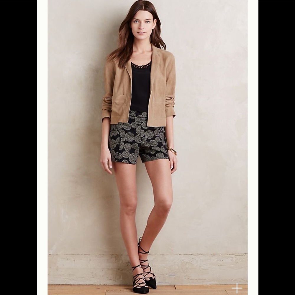 Anthropology Cartonnier Tailored Dottie Shorts
